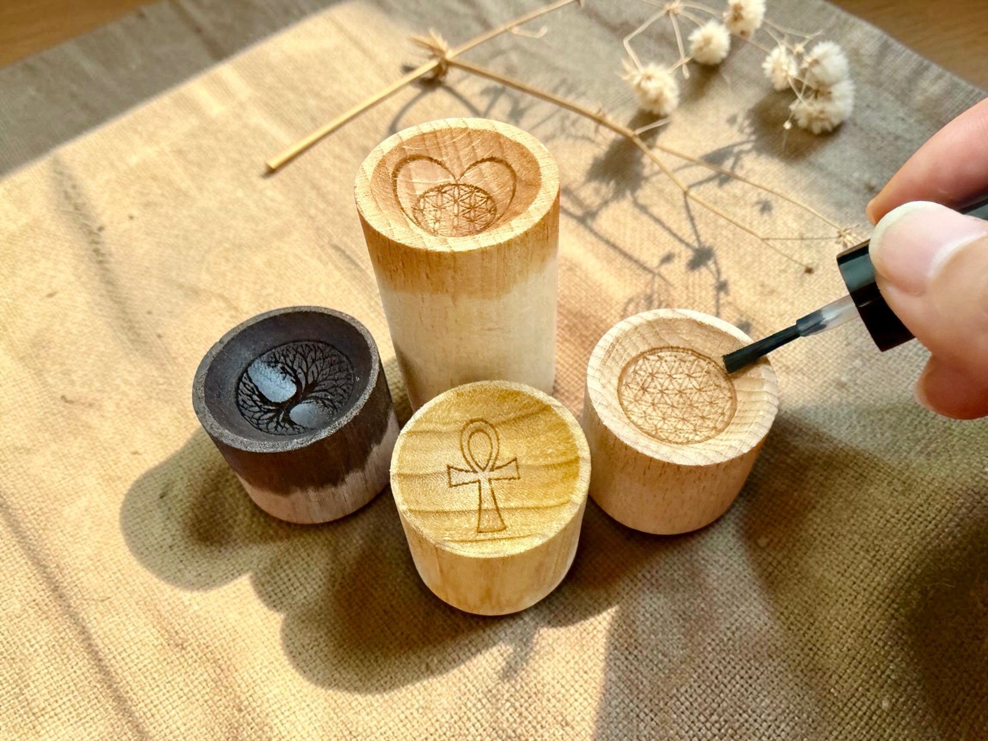 The Four Pathways Collection — Scented Wood Diffuser Set