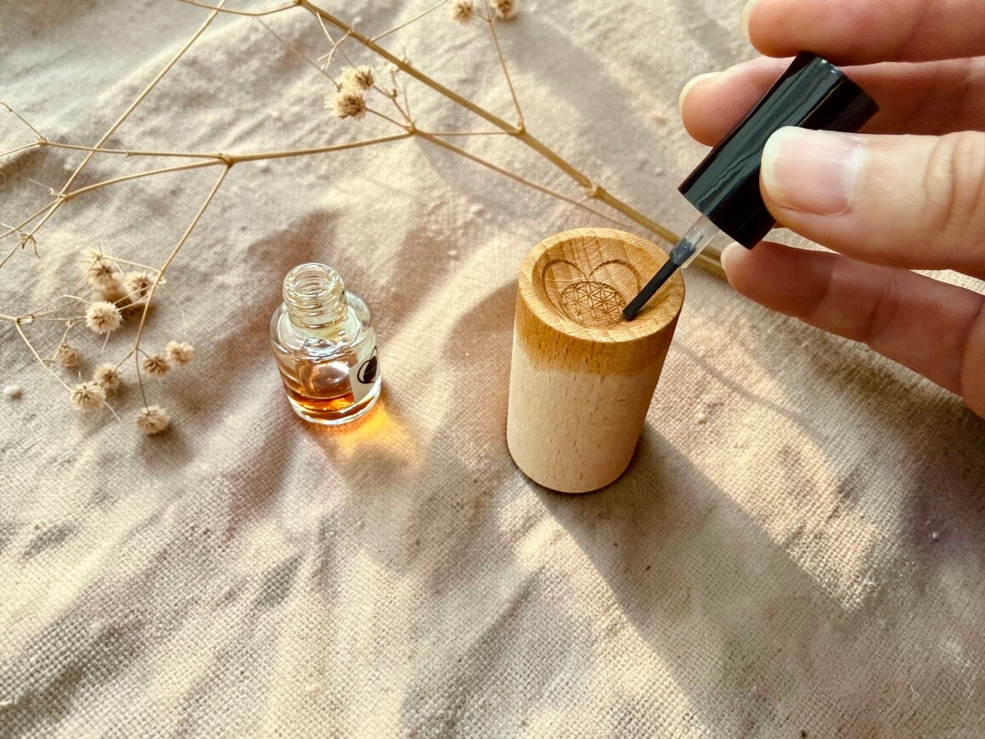 Heart of Life — Wood Diffuser Block
