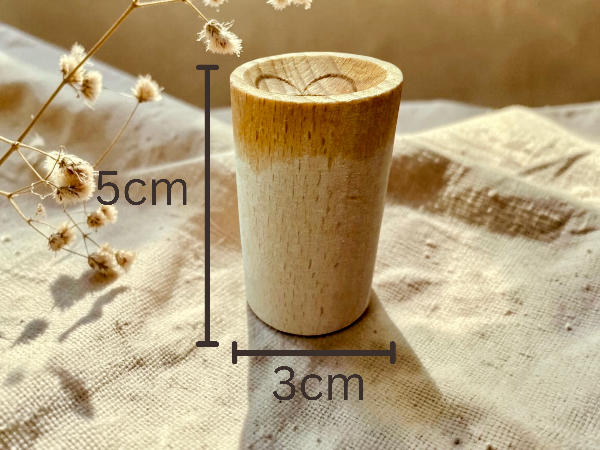 Heart of Life — Wood Diffuser Block