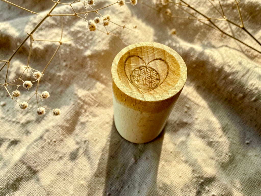 Heart of Life — Wood Diffuser Block