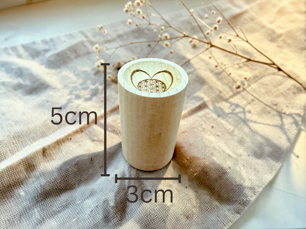 Heart of Life — Wood Diffuser Block