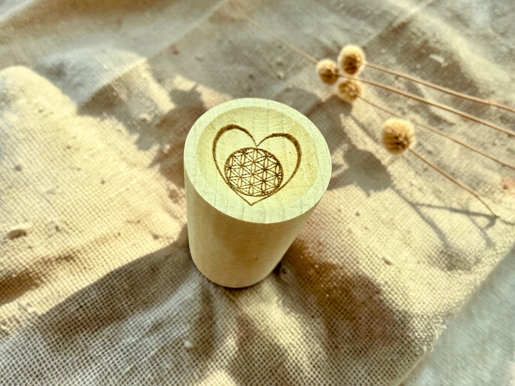 Heart of Life — Wood Diffuser Block