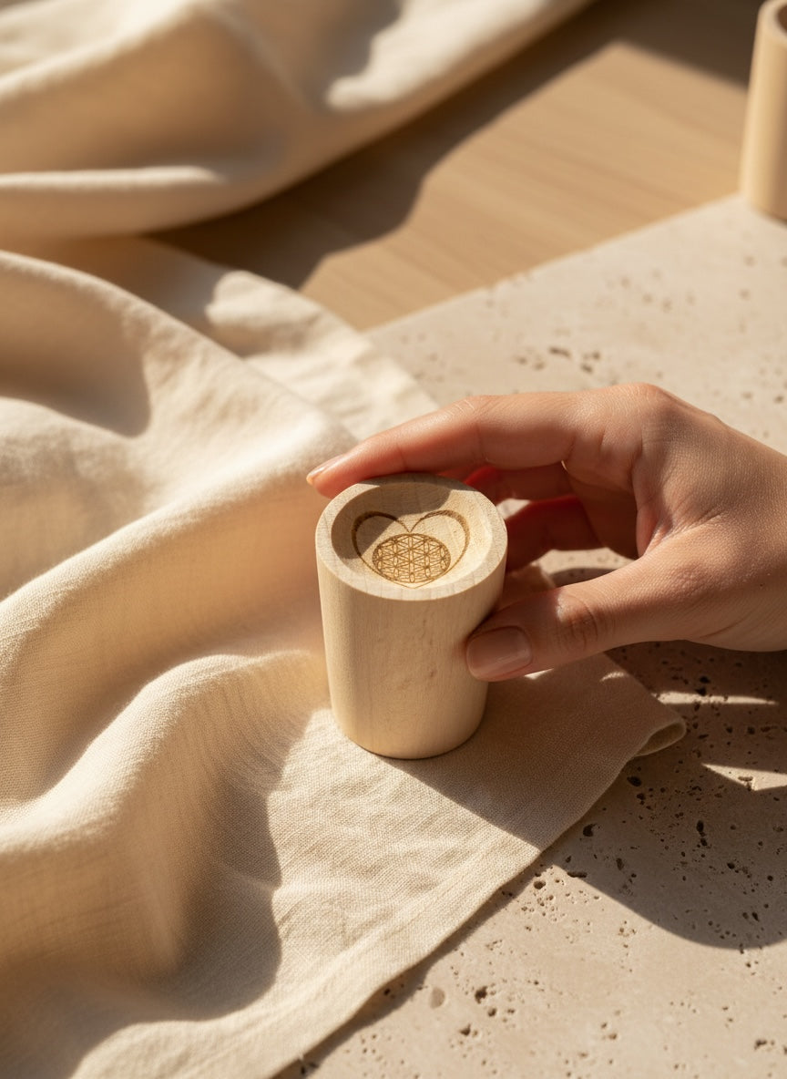Heart of Life — Wood Diffuser Block