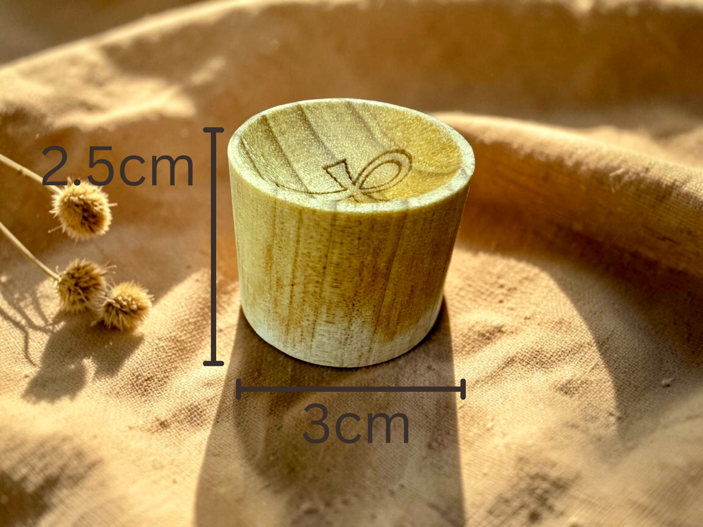 Key of Life — Wood Diffuser Block