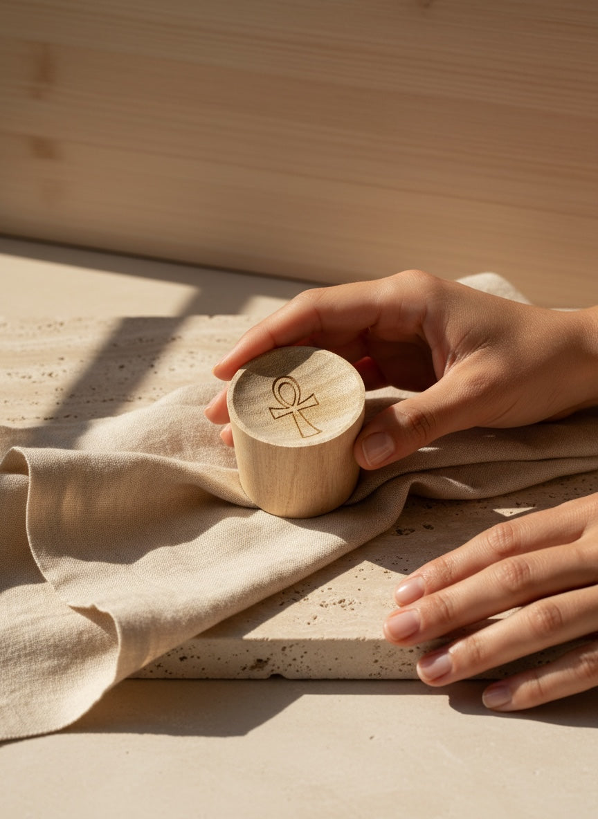 Key of Life — Wood Diffuser Block