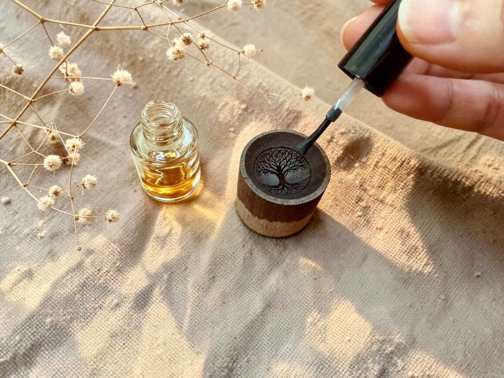 Tree of Life — Wood Diffuser Block