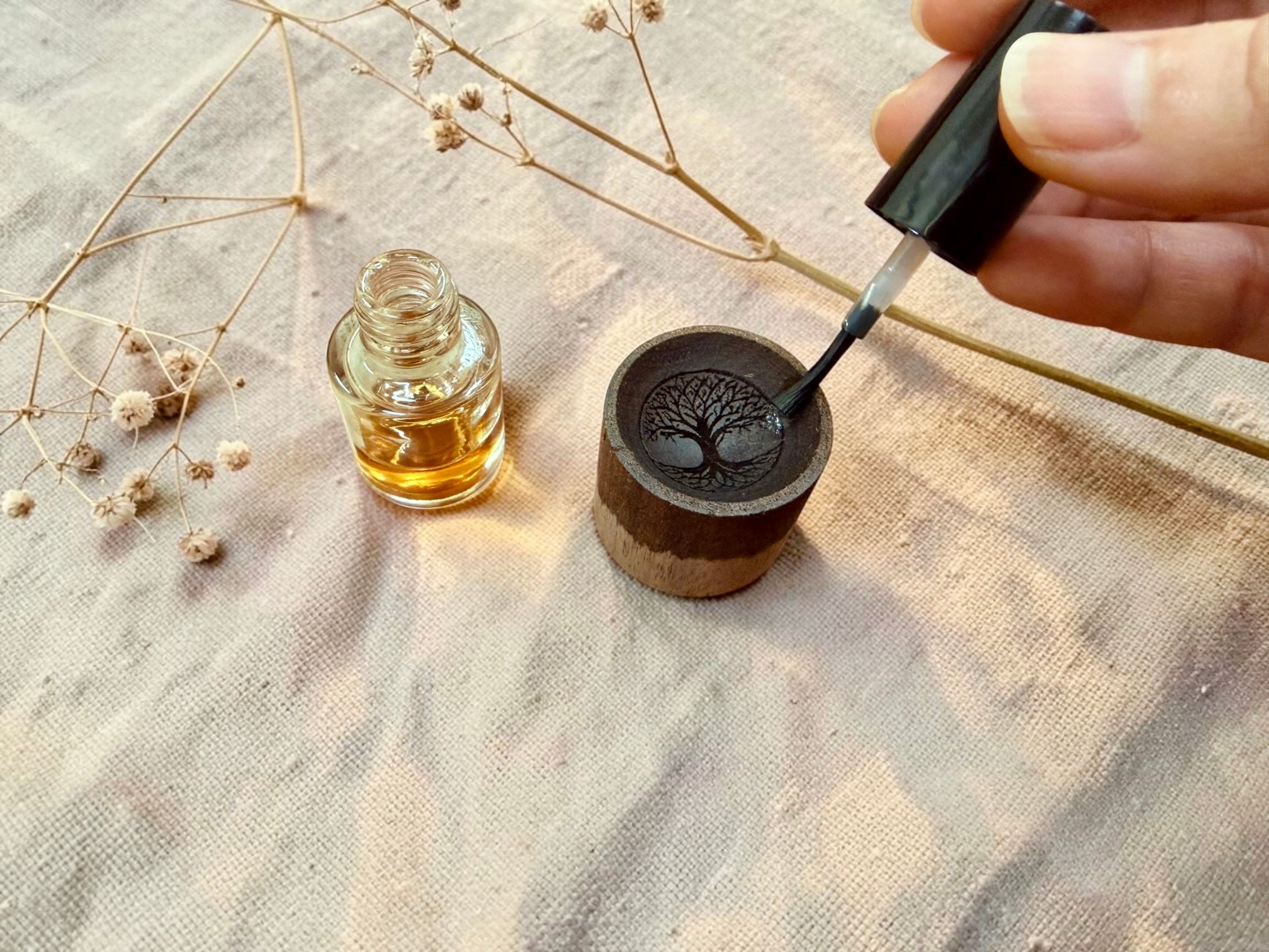 Tree of Life — Wood Diffuser Block