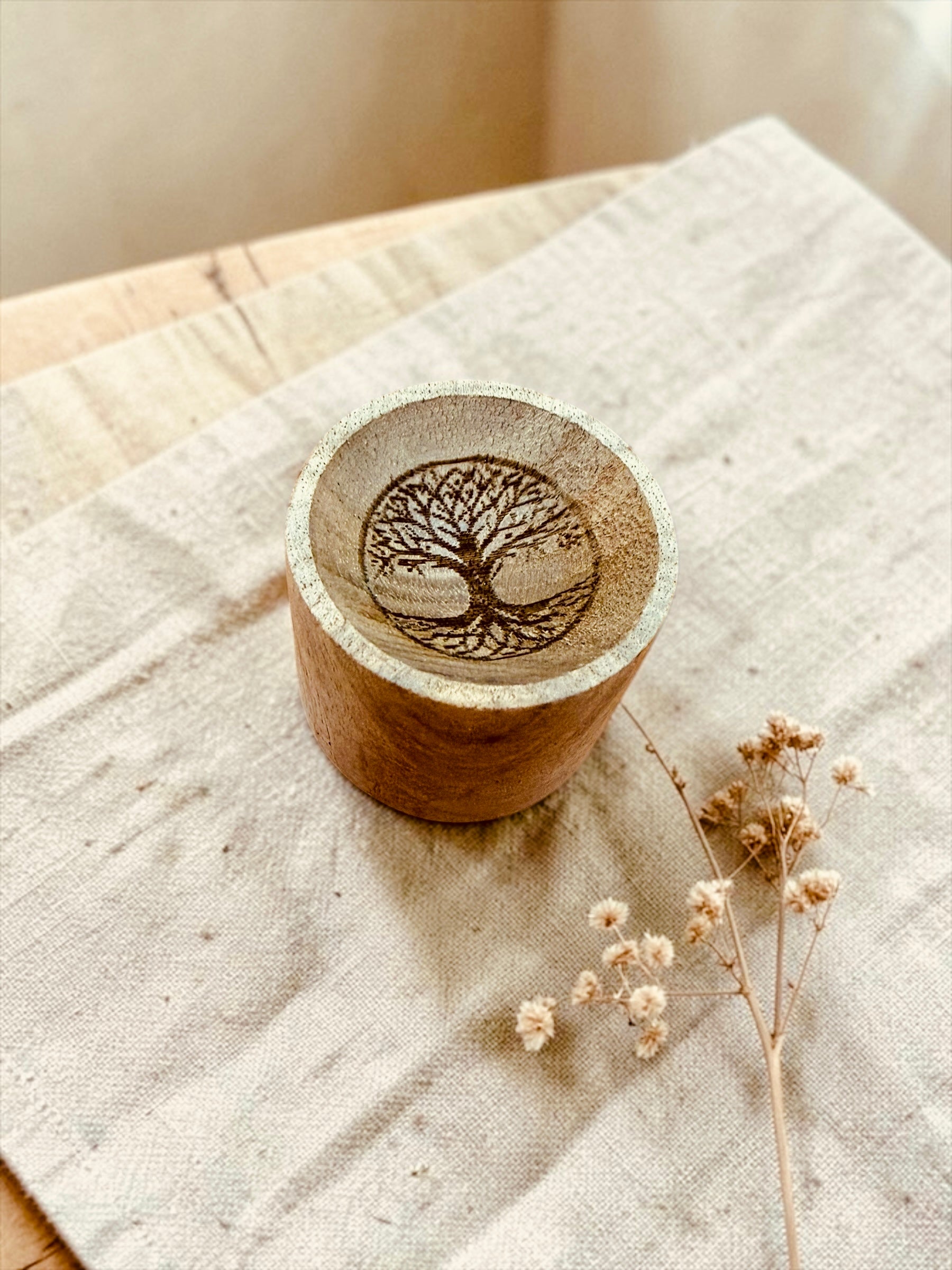 Tree of Life — Wood Diffuser Block
